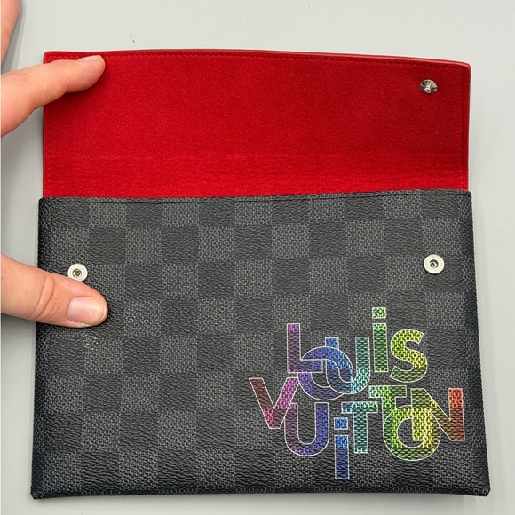 Louis Vuitton Limited Ed Graphite Alpha pouch set of 3 - Picture 7 of 10